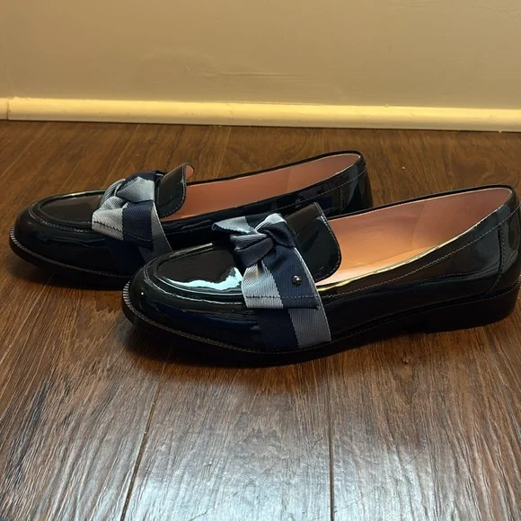 Kate Spade Leandra Loafer in Navy - Picture 4 of 7